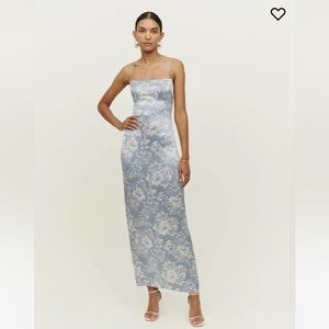 Reformation Frankie Slip Dress in Porcelain Size 0